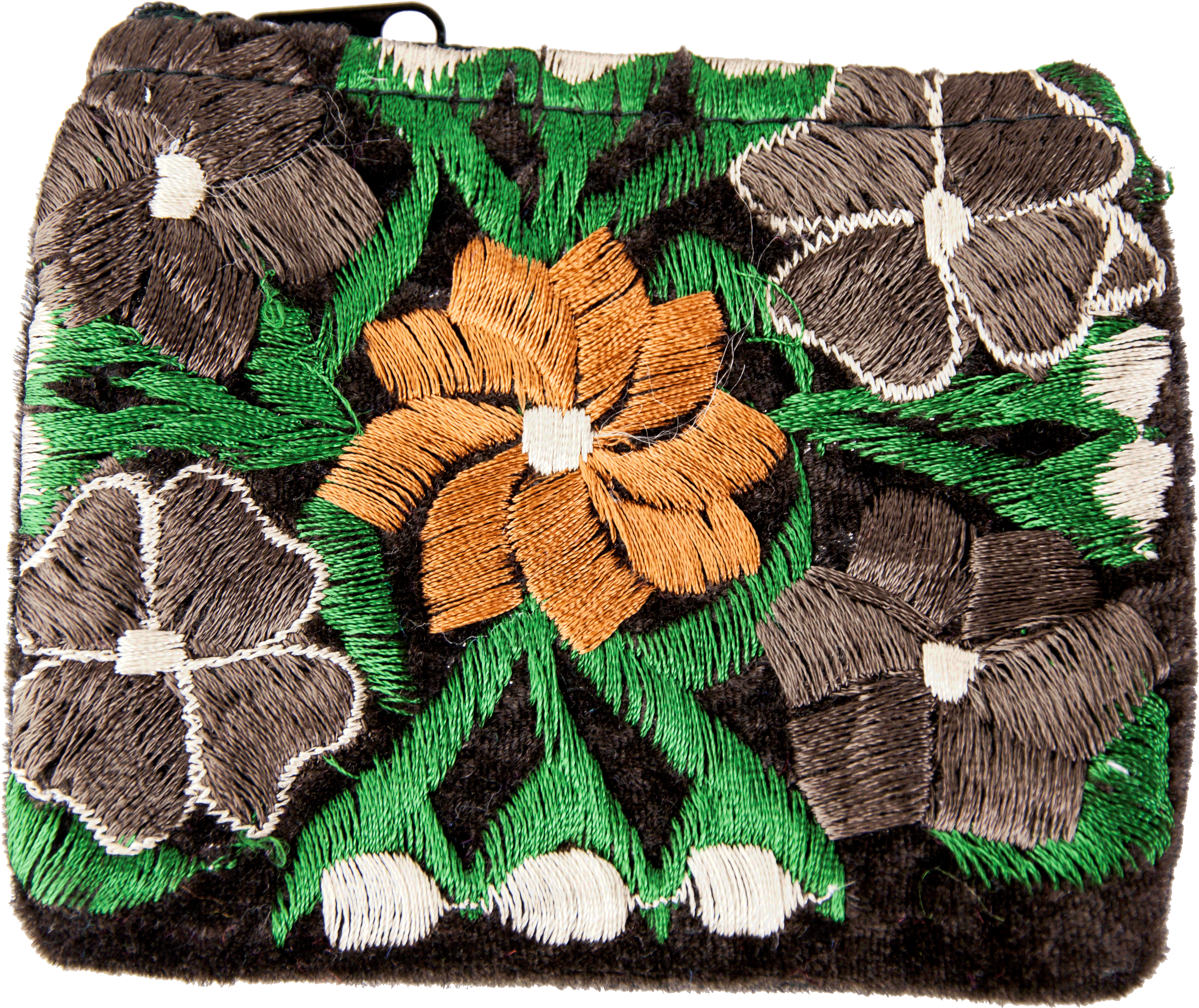 Cartera Flor Café Al Centro (3696x3012), Png Download