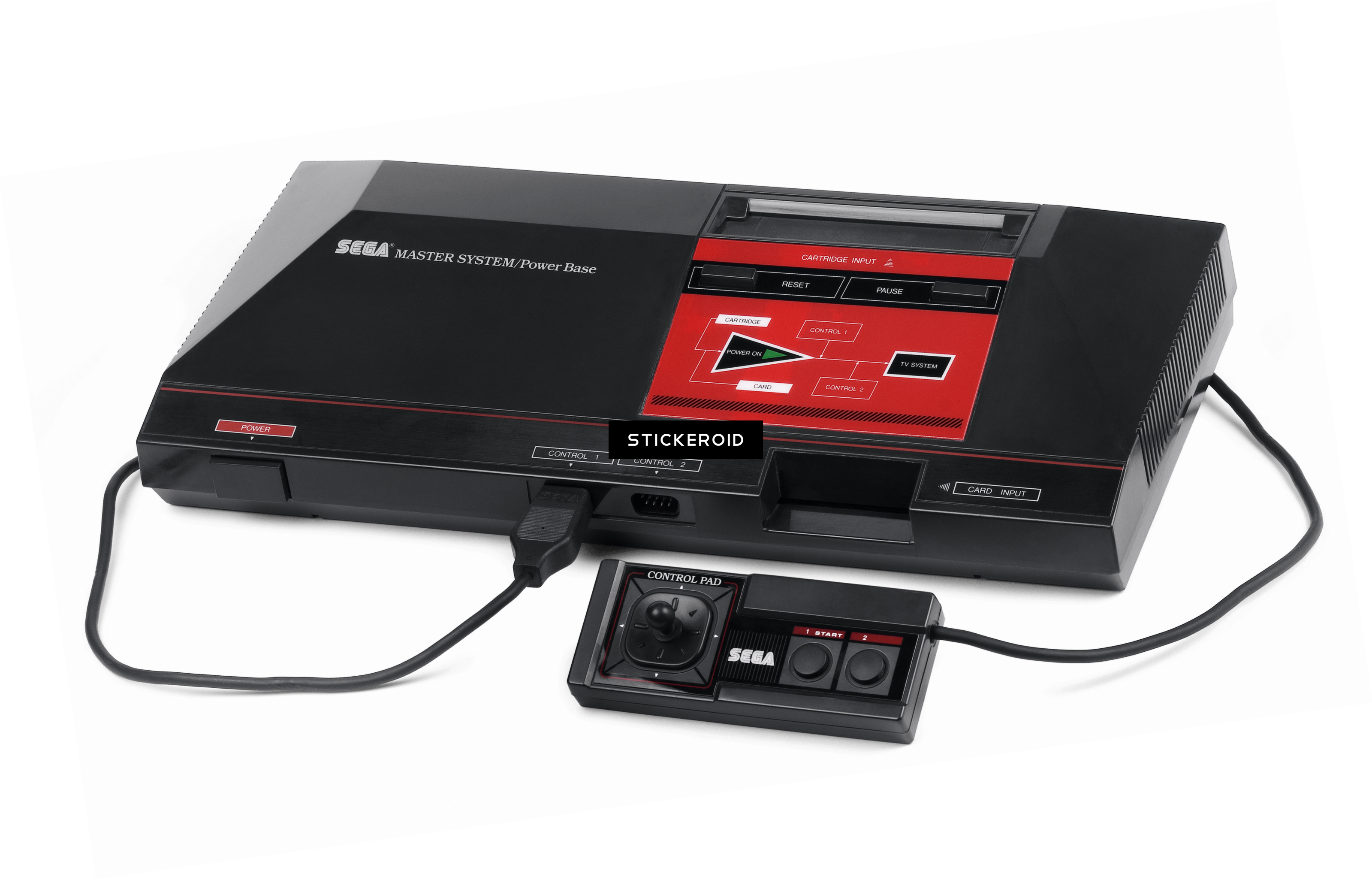 Sega Master Systems - Sega Master System 1 (3199x2051), Png Download