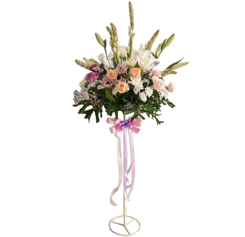 Classic Rose And Lillies Romance - Banten (800x800), Png Download