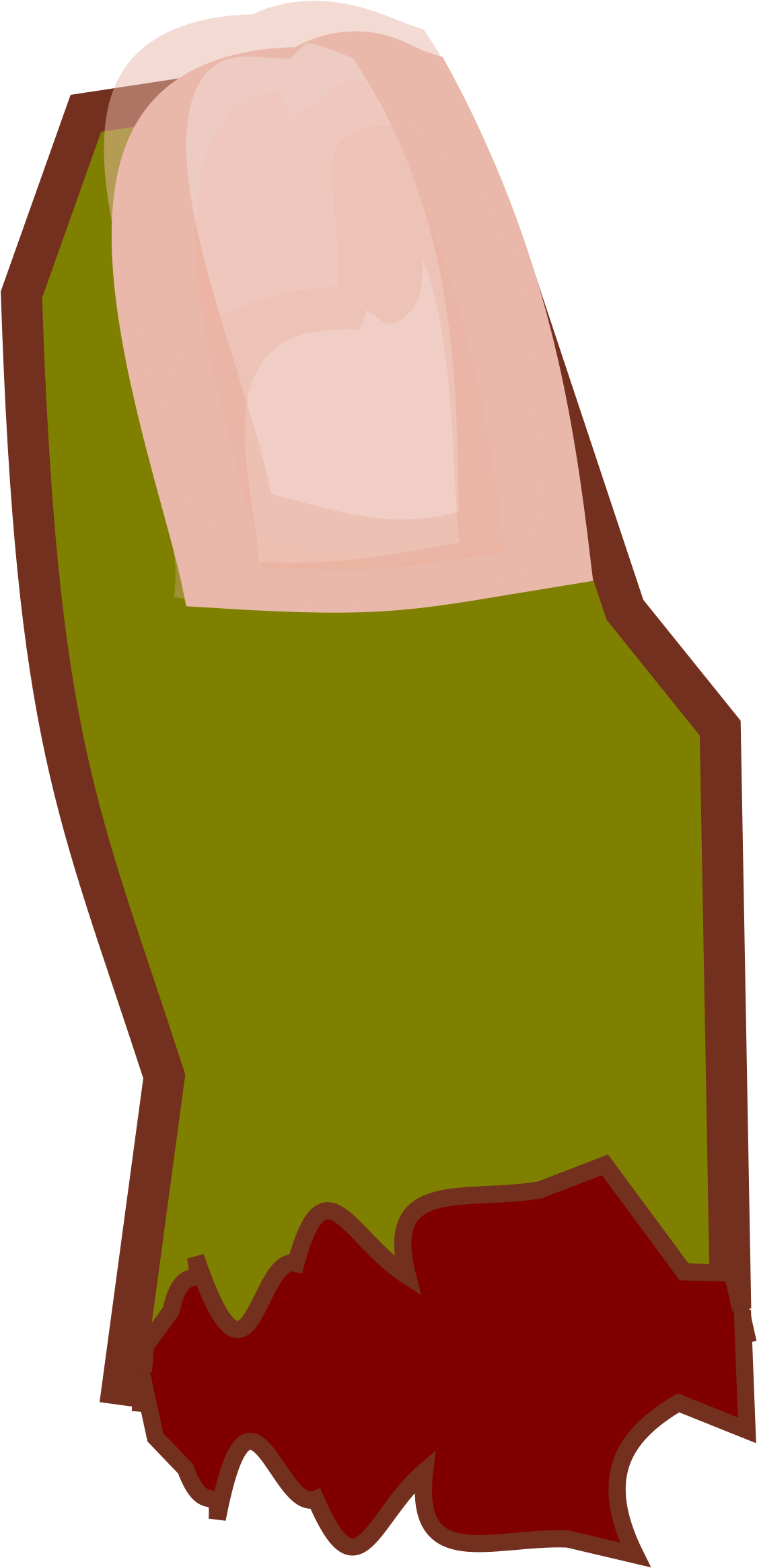 Zombie Finger Png (1125x2331), Png Download