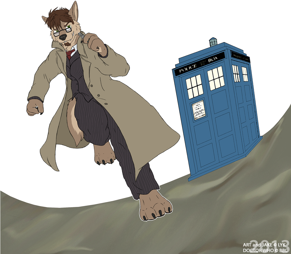 Bad Wolf - Doctor Who 10th Doctor Fanart (985x870), Png Download