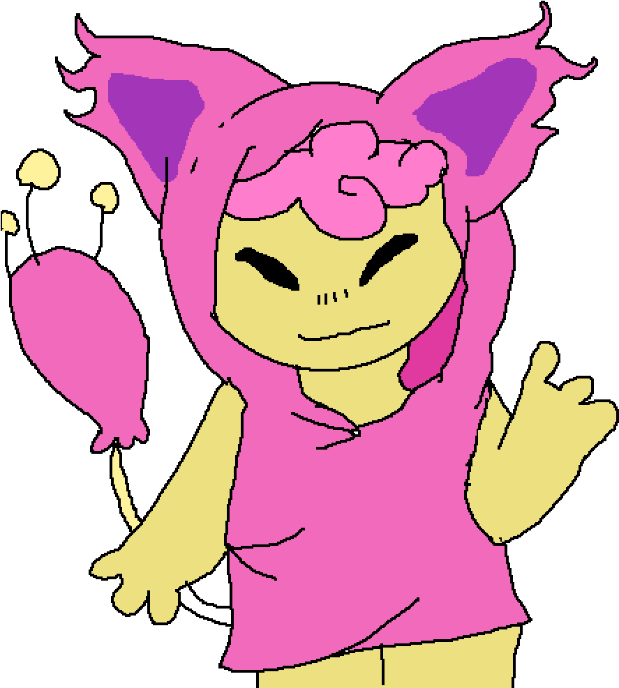 Skitty Human - Cartoon (1000x1000), Png Download