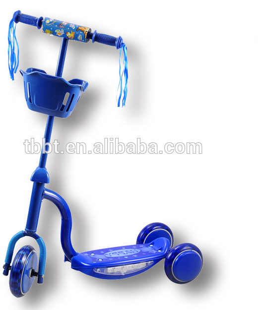 Kid's Kick Scooter, Kid's Kick Scooter Suppliers And - Tricycle (619x632), Png Download