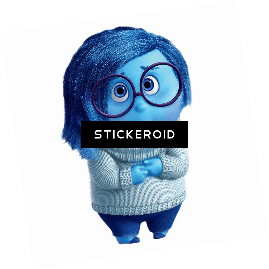 Sadness - Sadness Inside Out Cardboard Cutout Standup (902x903), Png Download