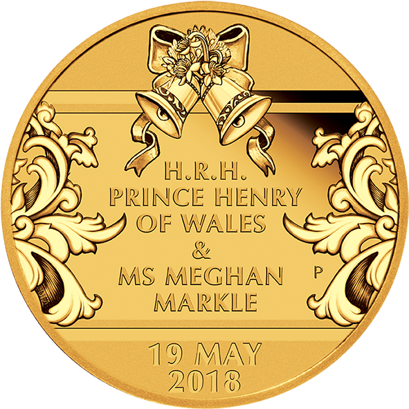 Royal Wedding 2018 1/4oz Gold Proof Coin (800x600), Png Download
