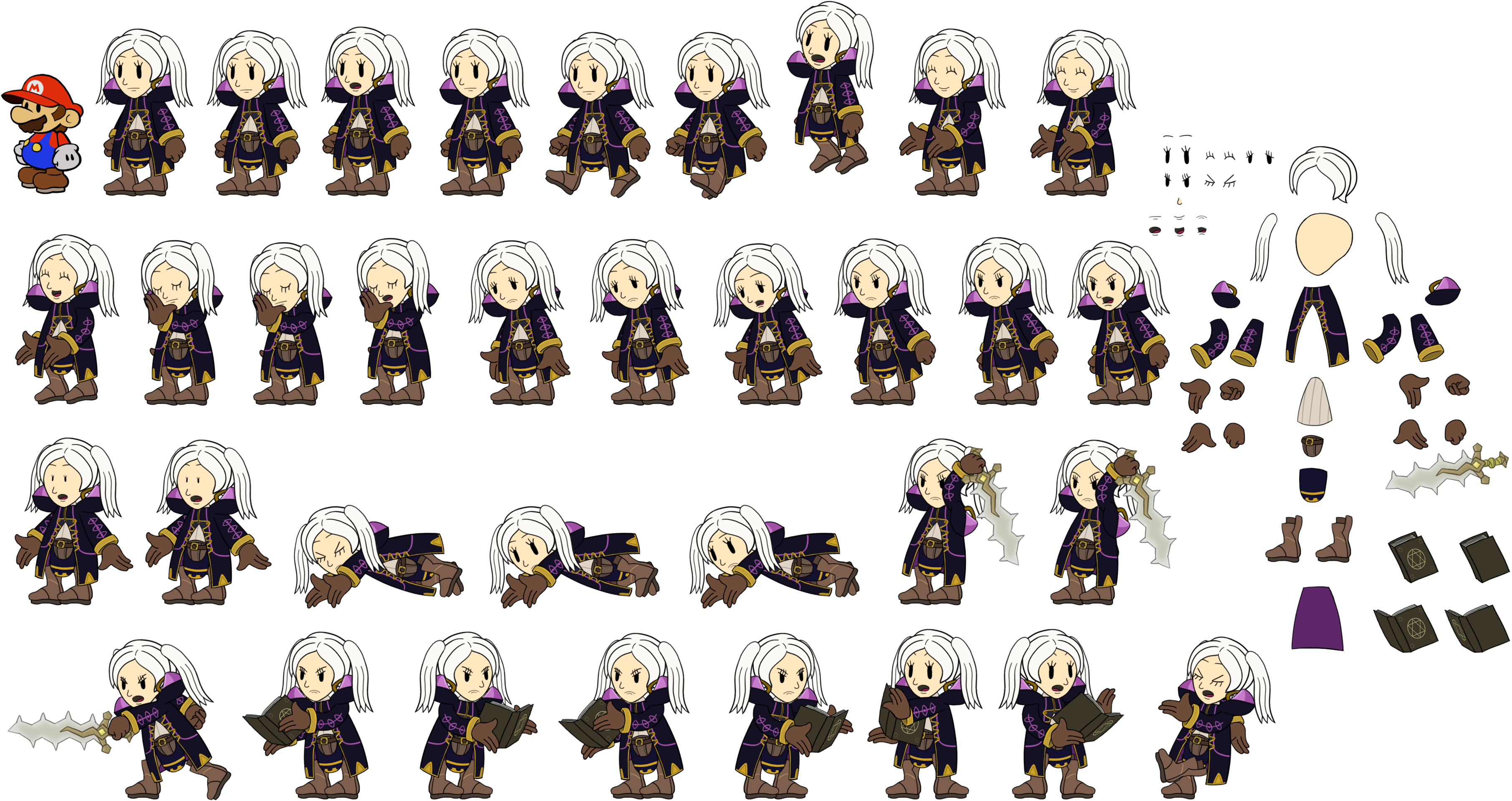 Click For Full Sized Image Robin (paper Mario Style) (3661x2061), Png Download