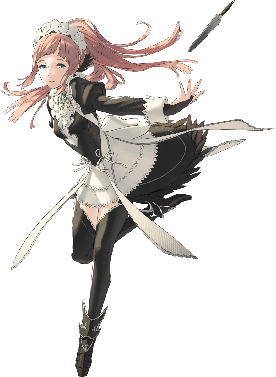 Felicia Fire Emblem Official Art (879x1200), Png Download