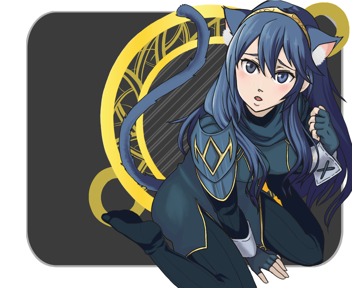 Cat Lucina (1280x991), Png Download