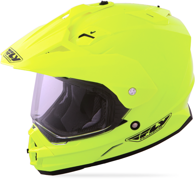 Fly Racing Helmet Trekker / Street & Mx Helmet -yellow - Шлем Из Питбайка (700x700), Png Download