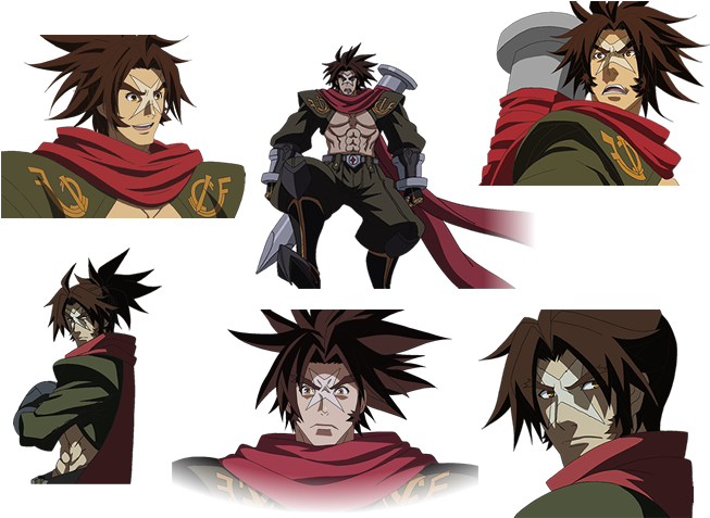 Bang Shishigami From Blazblue Cartoon Shows, Design - Bang Shishigami Central Fiction (680x500), Png Download