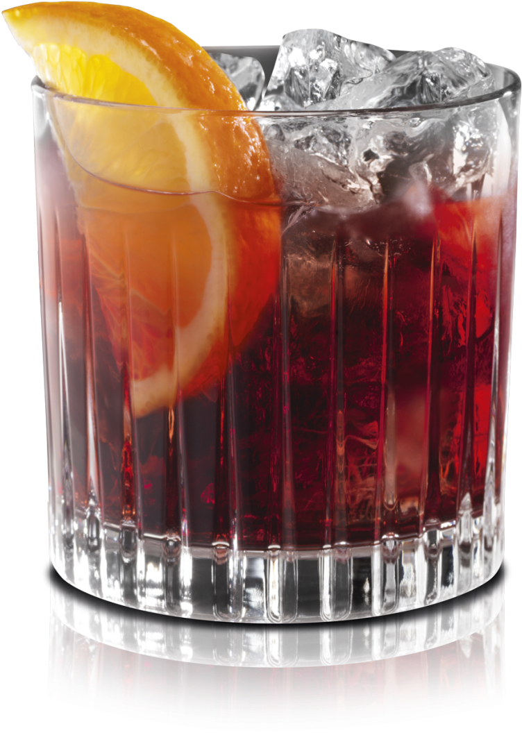 Negroni Bombay Sapphire - Drink (854x1200), Png Download