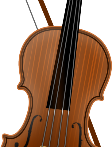 Violinist Clipart Transparent - Clip Art Musical Instruments Violin (640x480), Png Download