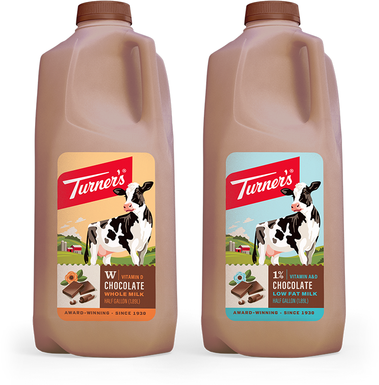 Turners Chocolate Half Gallon (800x900), Png Download