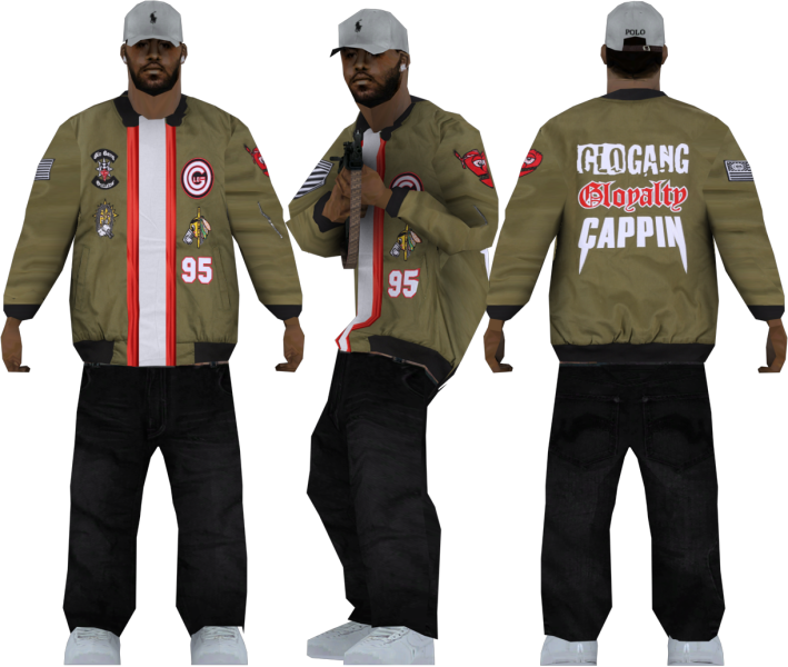 [rel] Glo Gang Fam1 - Gta Sa Glo Gang (709x600), Png Download