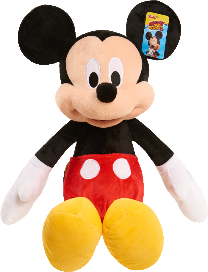 Plush Disney Junior Mickey & The Roadster Racers 27" - Mickey And The Roadster Racers Plush (699x913), Png Download