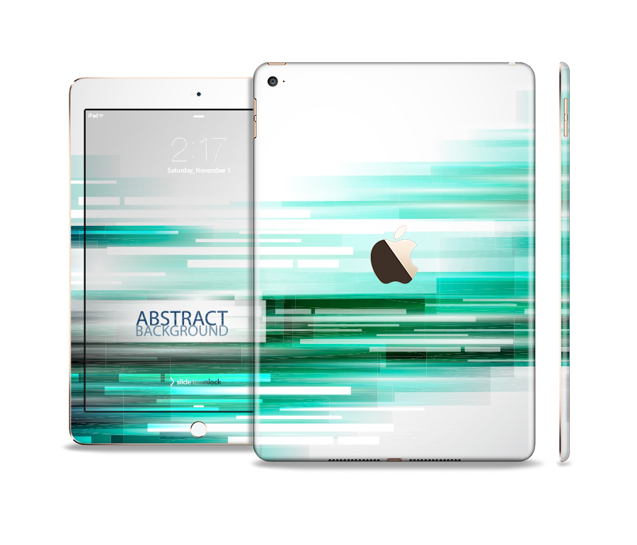 The Green Abstract Vector Hd Lines Skin Set For The - Shelf (900x770), Png Download