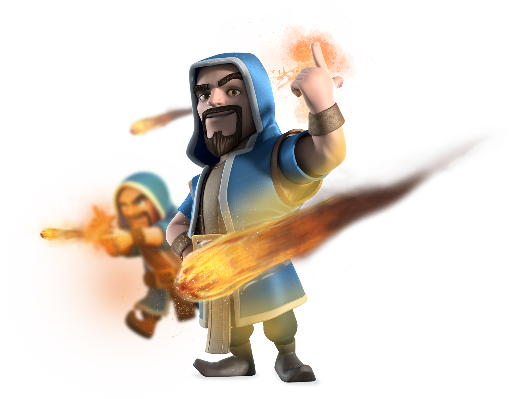 Clash Of Clans Wizard Transparent Png - Wizard Clash Royale Png (1440x900), Png Download