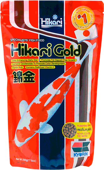 Koi Fish Food - Hikari Hikari Gold Diet (400x598), Png Download