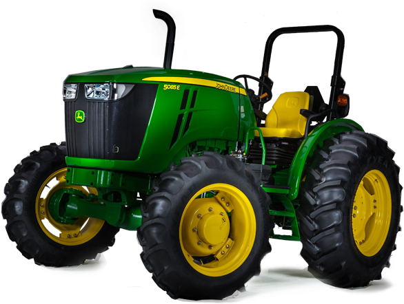 John Deere Tractor 6r (642x462), Png Download