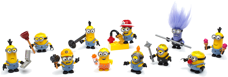 Clip Royalty Free Download Bloks Despicable Me Series - Mega Bloks Minions Series 8 (1000x751), Png Download