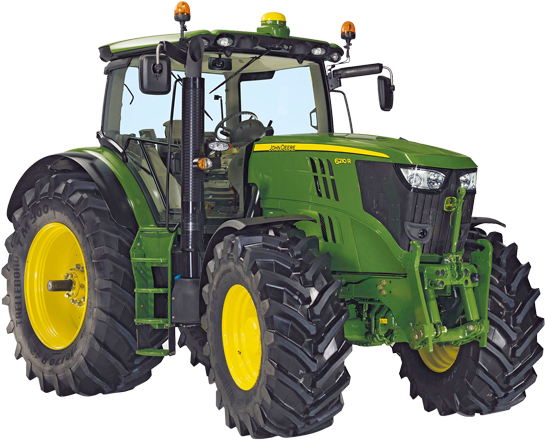 6190r Tractor - John Deere 6190r Tractor (642x462), Png Download