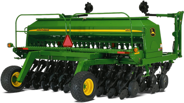 John Deere 1590 Drill (642x462), Png Download