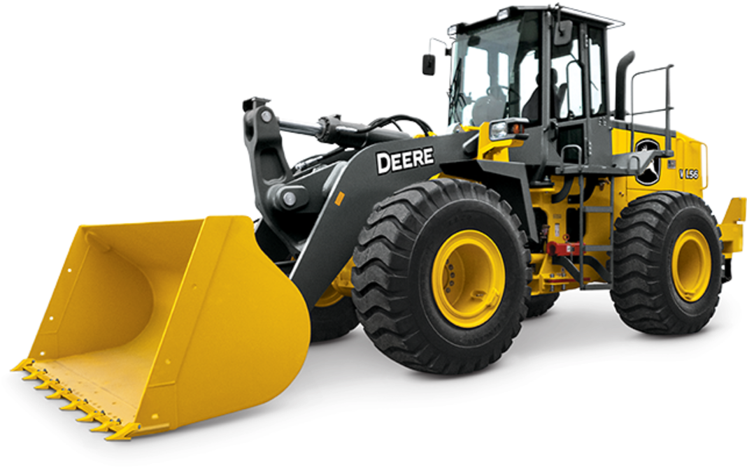 Wl56wheel Loader - Cargador John Deere (1067x768), Png Download
