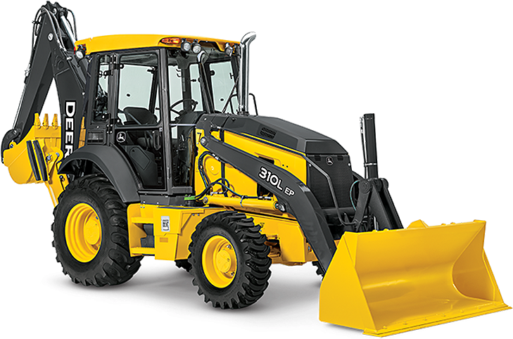 John Deere Construction & Forestry - 2017 John Deere 410l (728x524), Png Download