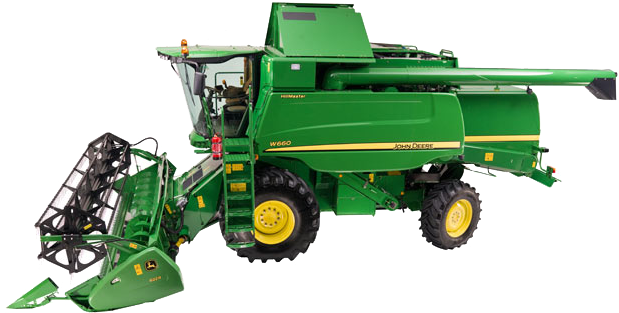 W 660 Hm John Deere 1047115 W 660 Hm - Kombajn John Deere W660 (642x462), Png Download