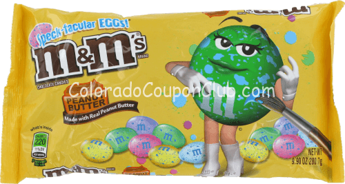 Here Are Two New Candy Coupons For You Easter Is Coming - M & M Chocolate Candies, Milk Chocolate, Filled (500x267), Png Download