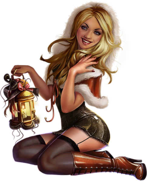 Tube Girl Png (485x600), Png Download