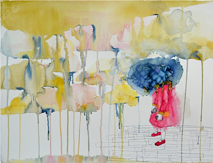 Girl With Blue Reptile Brain - Laura Ford Of Sullivan (700x700), Png Download