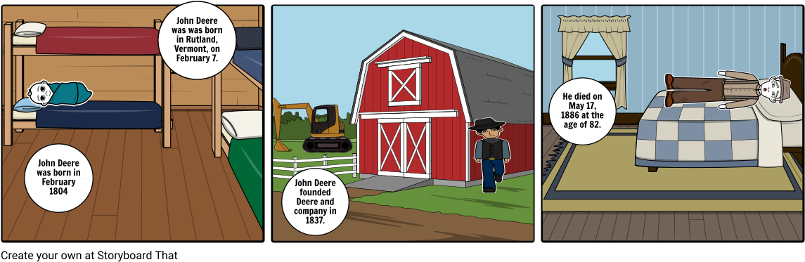 John Deere - Cartoon (1164x385), Png Download