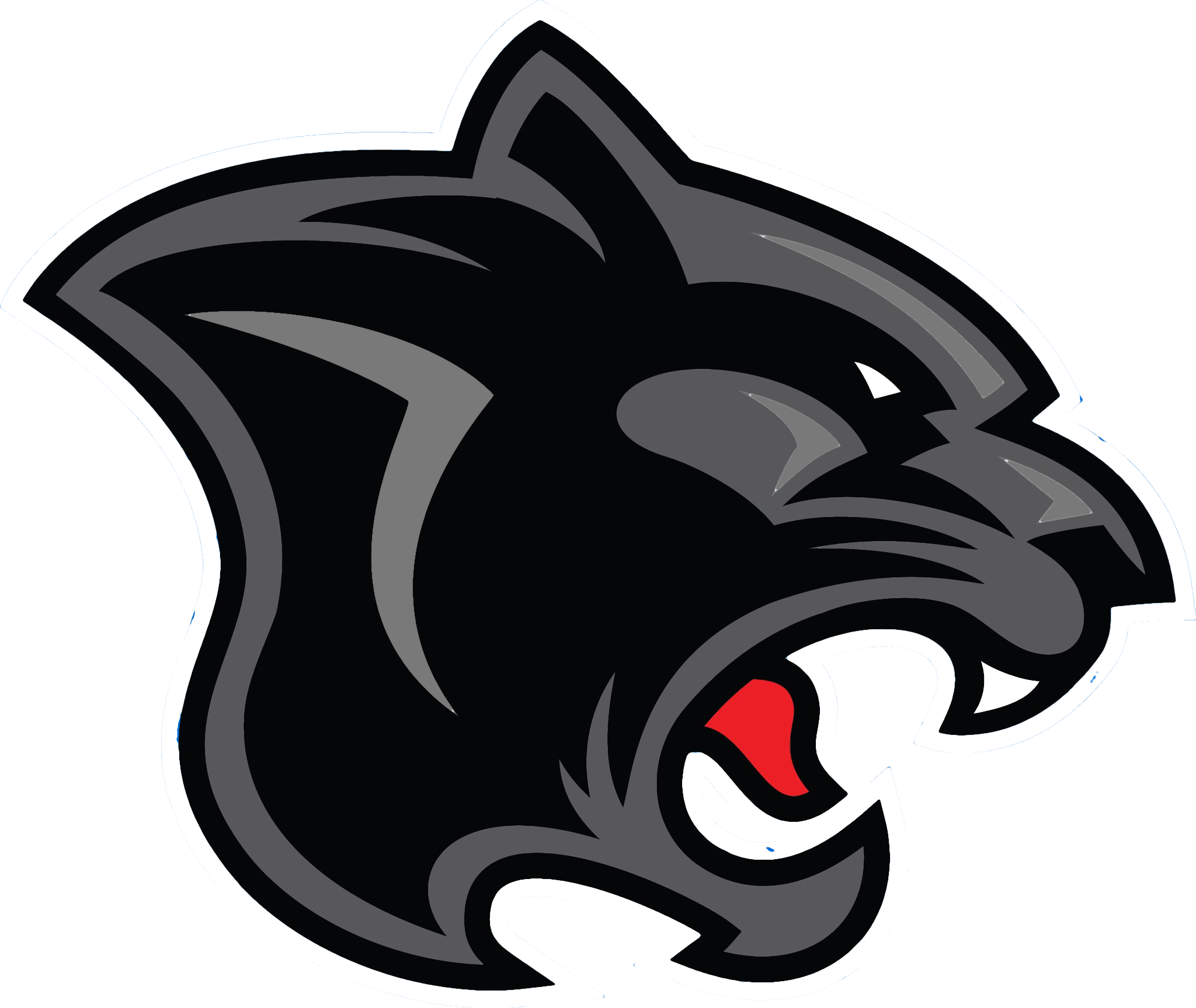 Black Panther Clipart Transparent - Smiths Station Panther Logo (2048x1727), Png Download