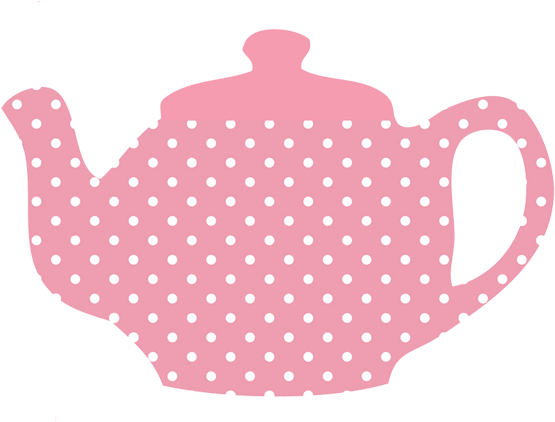 Teacup Clipart Tea Cookie - Tea Party Tea Pot (591x421), Png Download