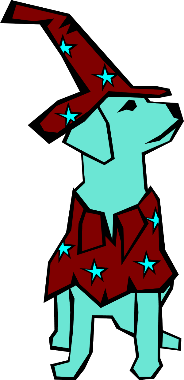 Cat In The Hat Clip Art Free Clipart For You Image - Halloween Dog Clip Art (600x1241), Png Download