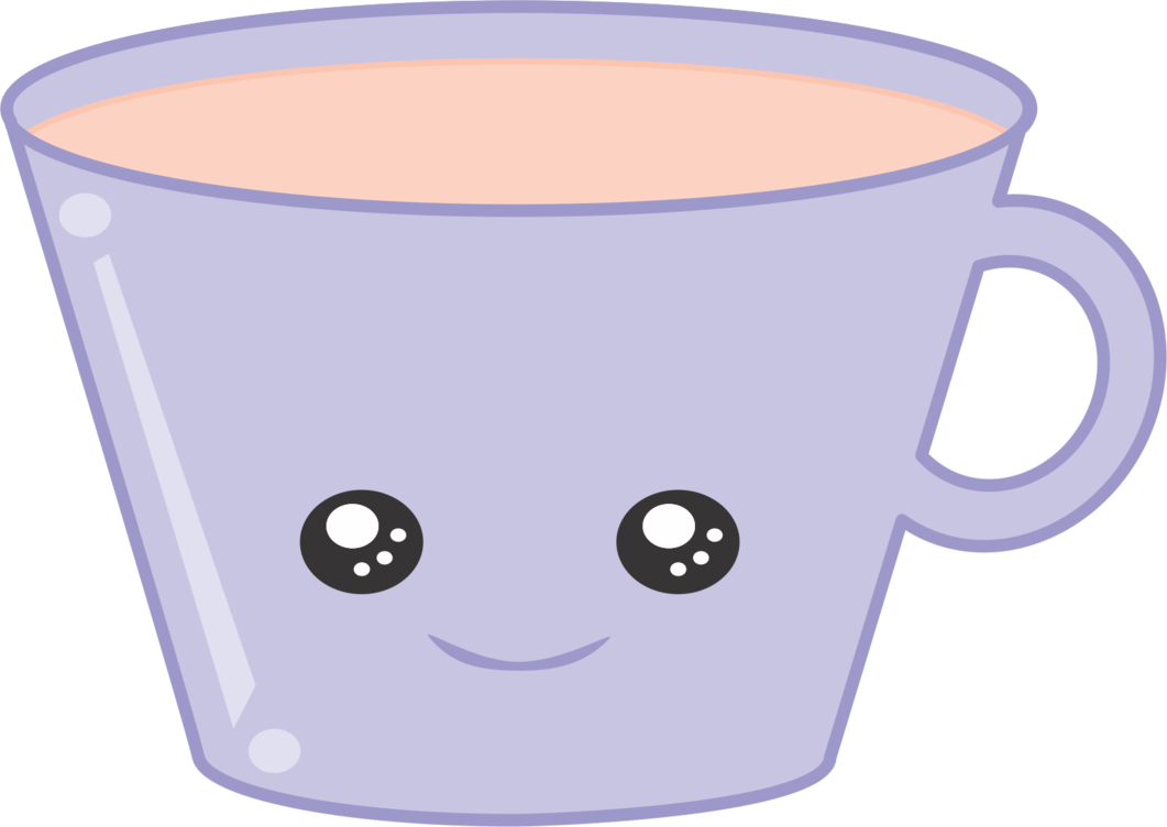 Jpg Royalty Free Coffee Mug Huge - Kawaii Teacup Png (1061x752), Png Download
