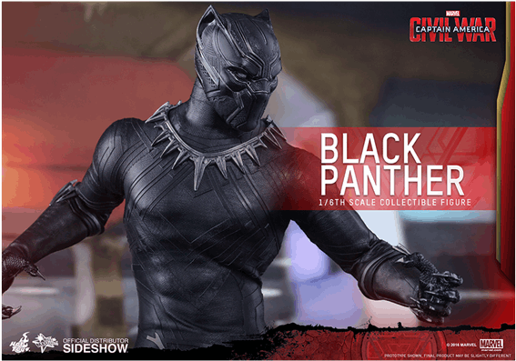 Civil War - Black Panther Hot Toys Infinity War (600x600), Png Download