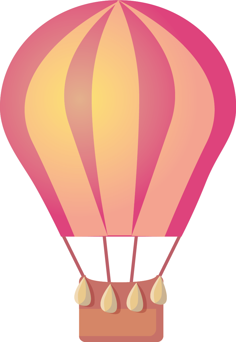 Ballon - Hot Air Balloon (829x1202), Png Download