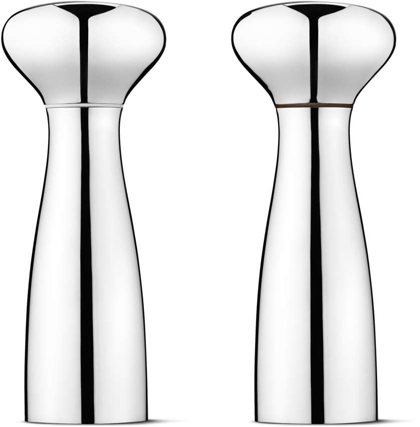 Alfredo Salt And Pepper, Stainless Steel - Georg Jensen Alfredo Salt And Pepper Mills (1200x1200), Png Download