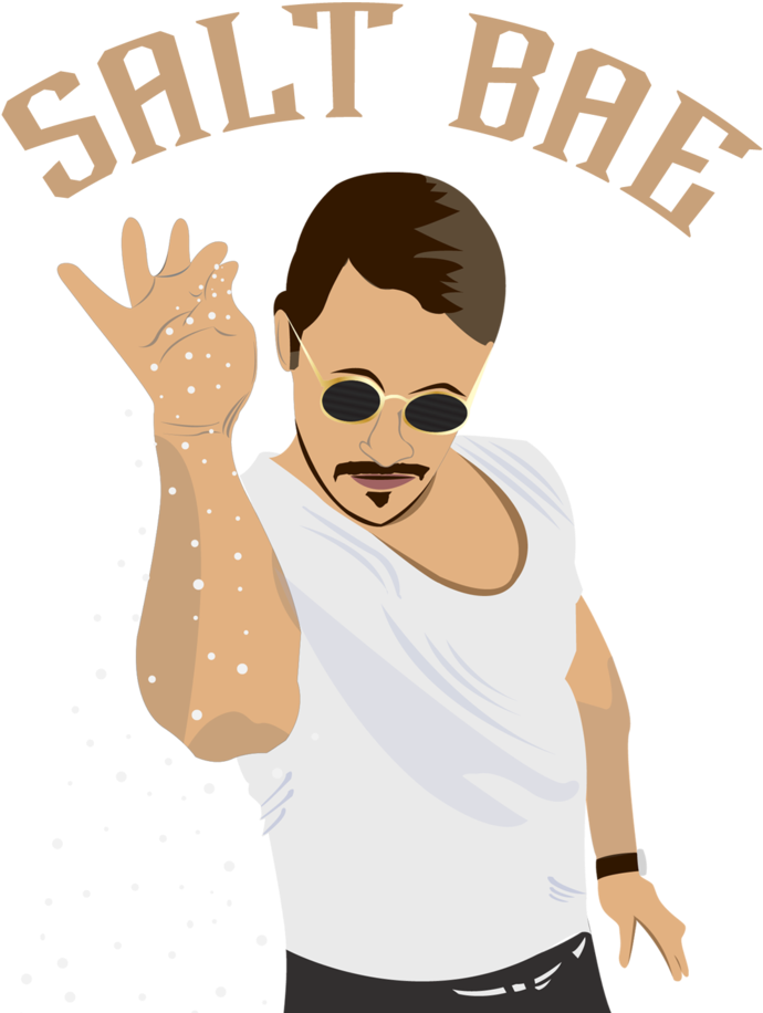 Salt Bae Men - T-shirt (960x960), Png Download