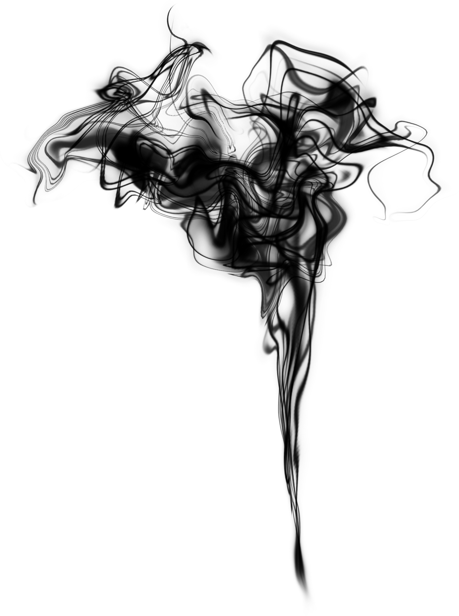 Free Download - Black Smoke Png For Picsart (1492x2003), Png Download