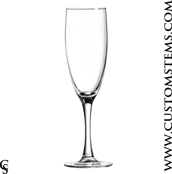 Decocraft Line 5-3/4 Oz. Nuance Flute Wine Glass Quantity(144) (596x600), Png Download