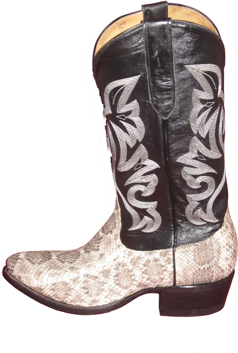 Share Diamond Back Rattlesnake Cowboy Boot - Cowboy (500x826), Png Download