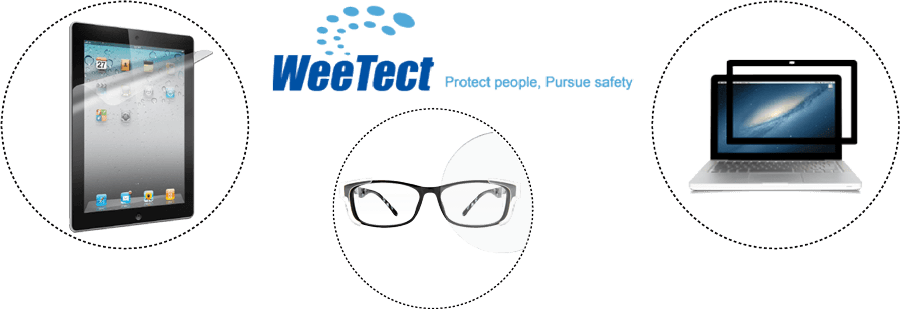 Weetect Anti-glare Solution - Hd Accessory Crystal Clear Screen Protector For Ipad (900x309), Png Download