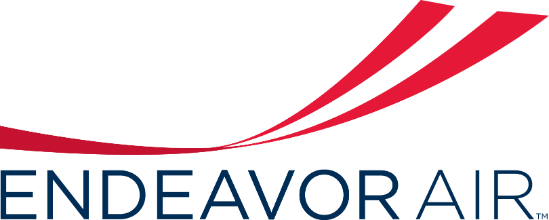 Logo - Endeavor Airlines Logo (549x220), Png Download