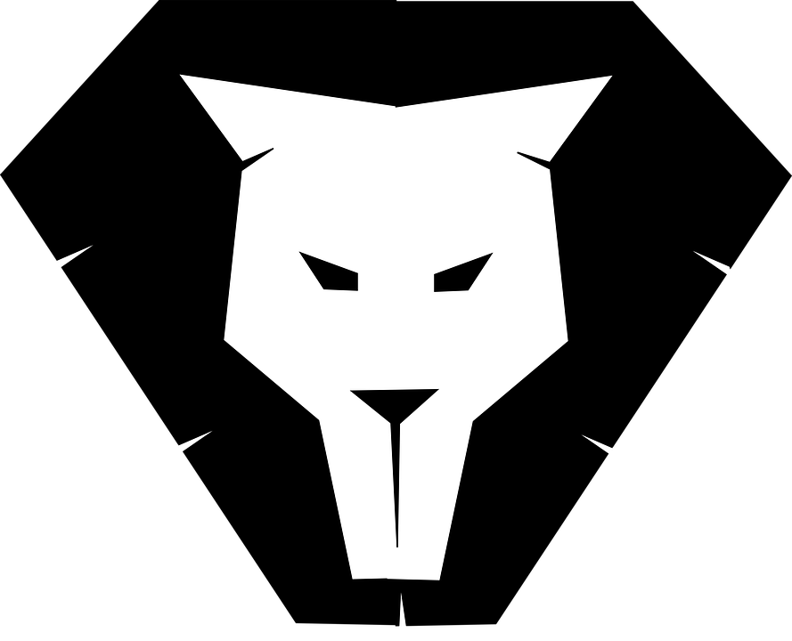 Lion, Silhouette, Logo, Animal - Transparent Logos Free (889x720), Png Download