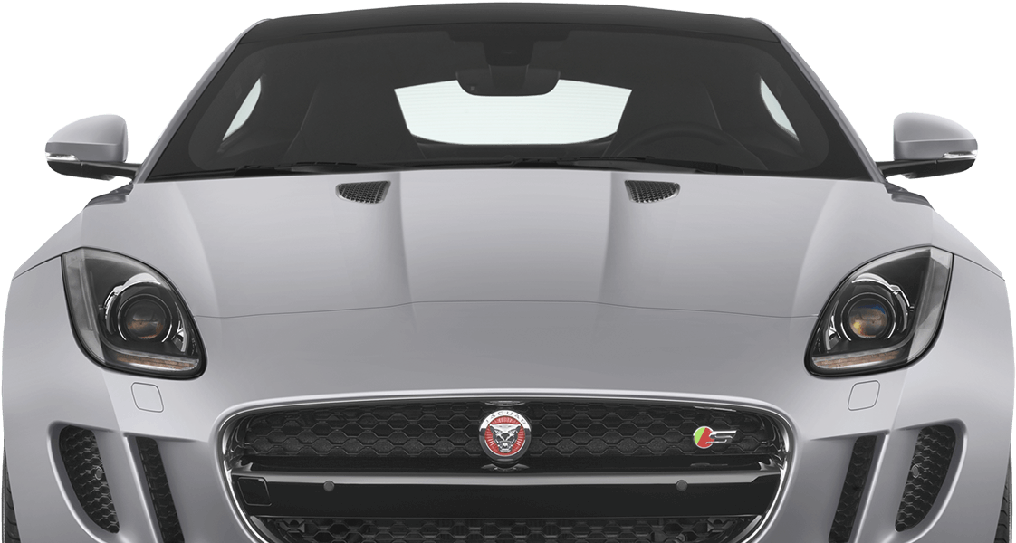 Locations - Jaguar F Type 2017 Front (1600x685), Png Download