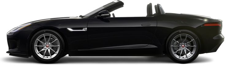 296hp 2018 Jaguar F-type Convertible 296hp - Convertible (737x220), Png Download