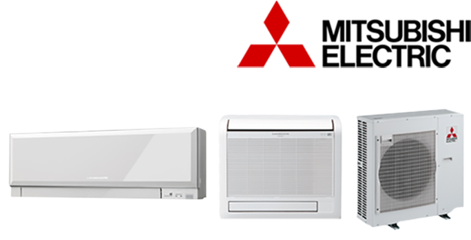 Mitsubishi Air Con - Air Conditioner Mitsubishi Png (735x402), Png Download